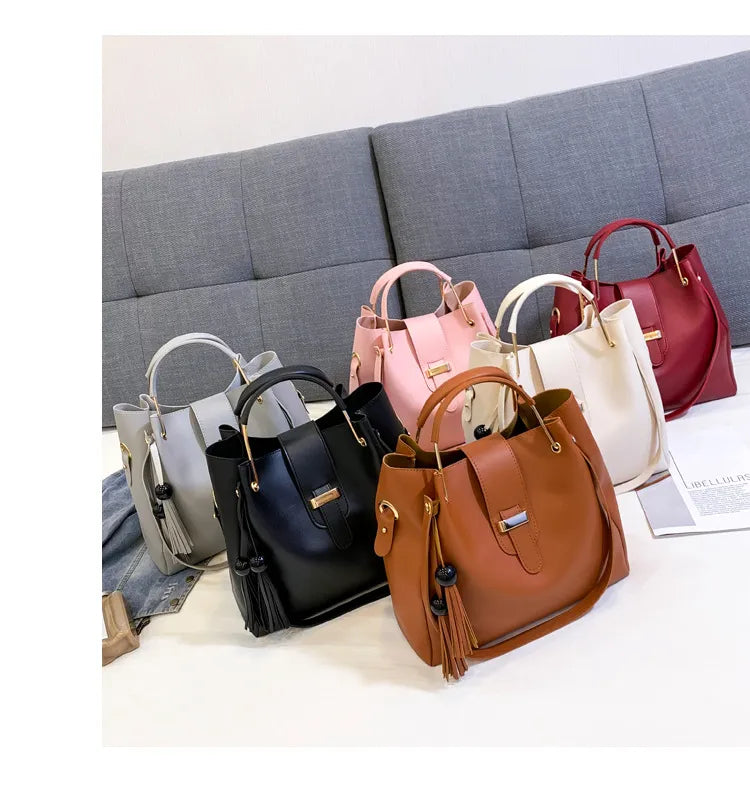 Bolsas Femininas Luxuosas em Conjunto de 3 Peças shopjponline.com