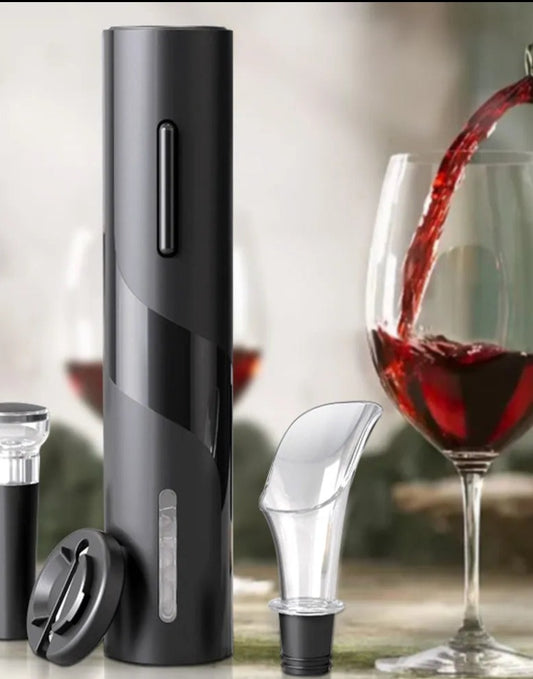 Abridor Elétrico de Vinho com Bateria - Acessório para Bar e Cozinha shopjponline.com