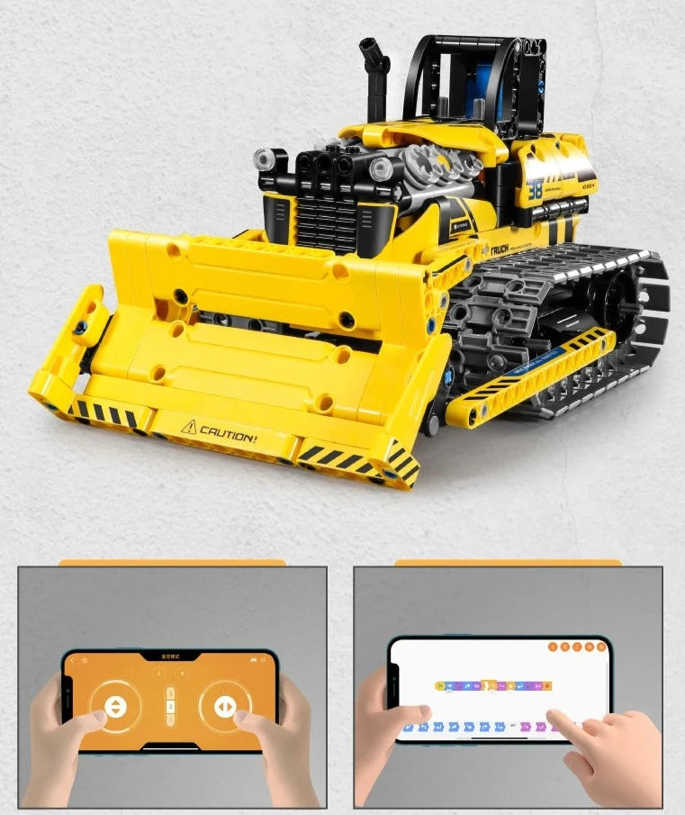 Mega Construtor 3 em 1: Robô Escavador RC, Carro de Corrida e Bulldozer - 520 Peças de Pura Imaginação para os Jovens Construtores! shopjponline.com