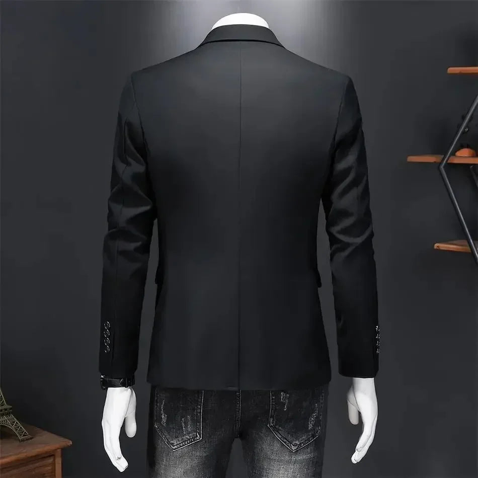 "Fato Slim Fit Outono - Luxo Leve e Elegância Versátil shopjponline.com