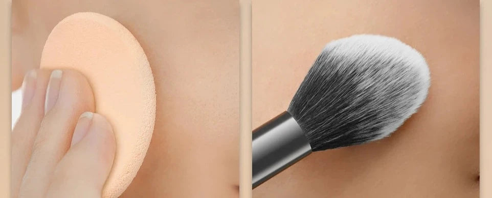 FOCALLURE Beleza Duradoura - Pó Compacto 9 Cores: Impermeável e Cobertura Perfeita shopjponline.com