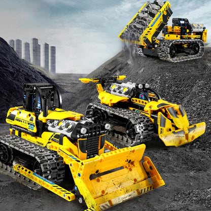 Mega Construtor 3 em 1: Robô Escavador RC, Carro de Corrida e Bulldozer - 520 Peças de Pura Imaginação para os Jovens Construtores! shopjponline.com