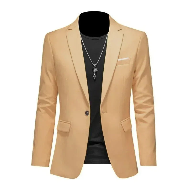 "Fato Slim Fit Outono - Luxo Leve e Elegância Versátil shopjponline.com