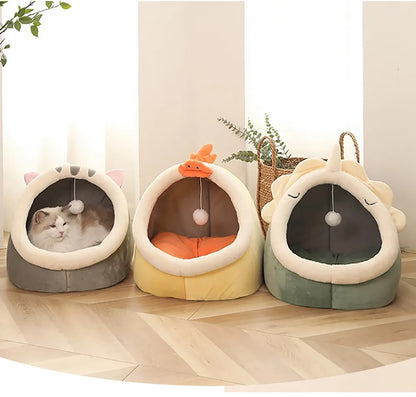 Leito Mimoso para Animais de Estimação - Cama Desmontável e Lavável para Gatos e Cãezinhos shopjponline.com