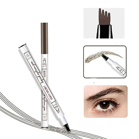 Caneta de Sobrancelhas Microblading 4D - Castanho Escuro e Impermeável shopjponline.com