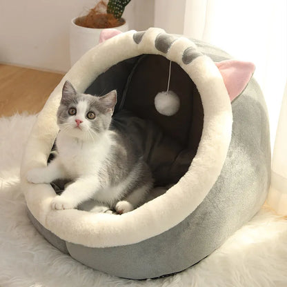 Leito Mimoso para Animais de Estimação - Cama Desmontável e Lavável para Gatos e Cãezinhos shopjponline.com