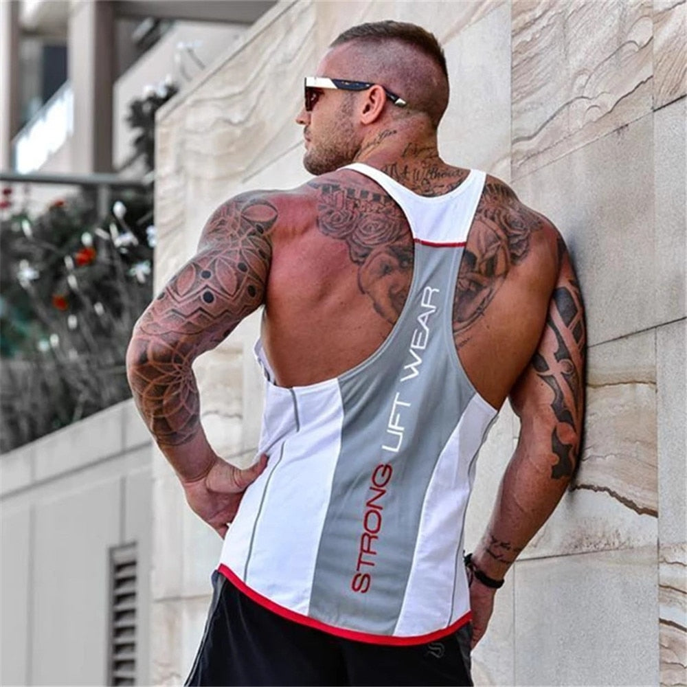 O Seu Aliado de Musculação: Nova Camisola Sem Mangas Masculina em Algodão shopjponline.com