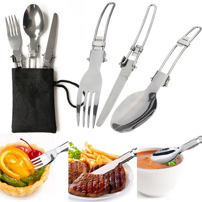 Conjunto de Cozinha Portátil para Campismo: Fogão a Gás Mini e Utensílios - Aventureiro Chef shopjponline.com