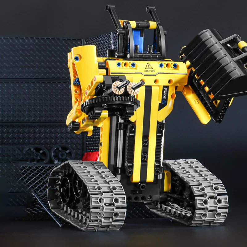 Mega Construtor 3 em 1: Robô Escavador RC, Carro de Corrida e Bulldozer - 520 Peças de Pura Imaginação para os Jovens Construtores! shopjponline.com