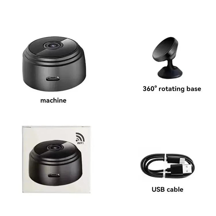 A9 Mini Cam: Câmara Inteligente de Segurança Doméstica e Vigilância Sem Fios shopjponline.com