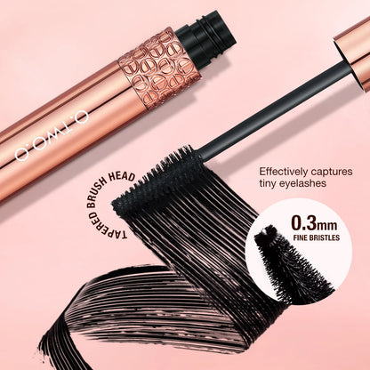 O.TWO.O Mascara Waterproof Lengthens Eyelashes Extension Black Non-smudge Lengthening Volume 5D Silk Fiber Mascara Cosmetics shopjponline.com