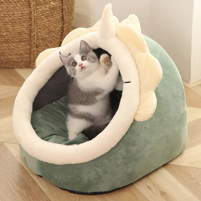 Leito Mimoso para Animais de Estimação - Cama Desmontável e Lavável para Gatos e Cãezinhos shopjponline.com