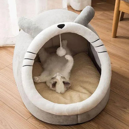 Leito Mimoso para Animais de Estimação - Cama Desmontável e Lavável para Gatos e Cãezinhos shopjponline.com