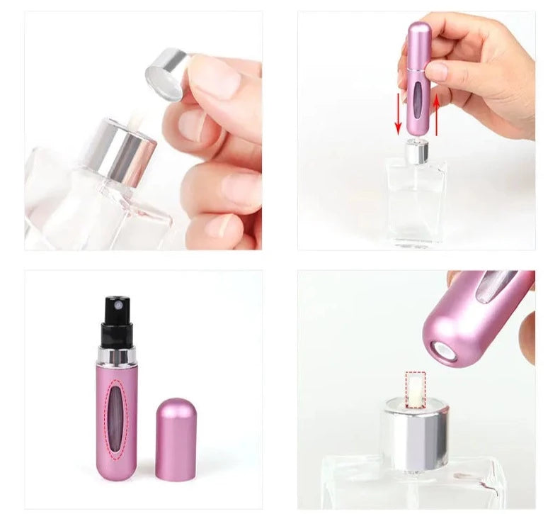 Essência Portátil 5ml: Spray de Viagem Recarregável shopjponline.com