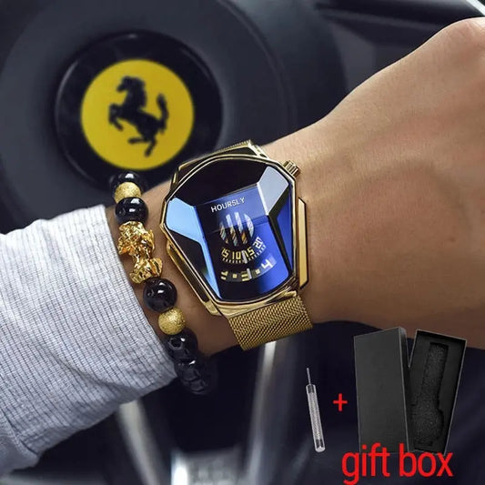 "TimeTech Elegance Series - O Relógio Masculino de Luxo em Aço Inoxidável" shopjponline.com